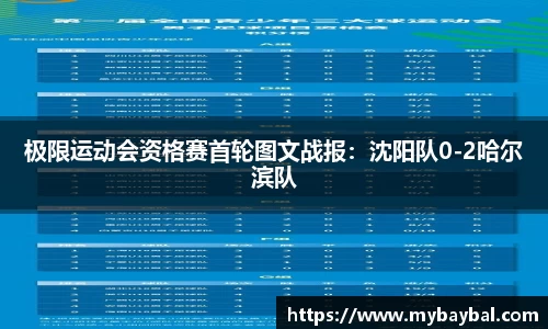 极限运动会资格赛首轮图文战报：沈阳队0-2哈尔滨队